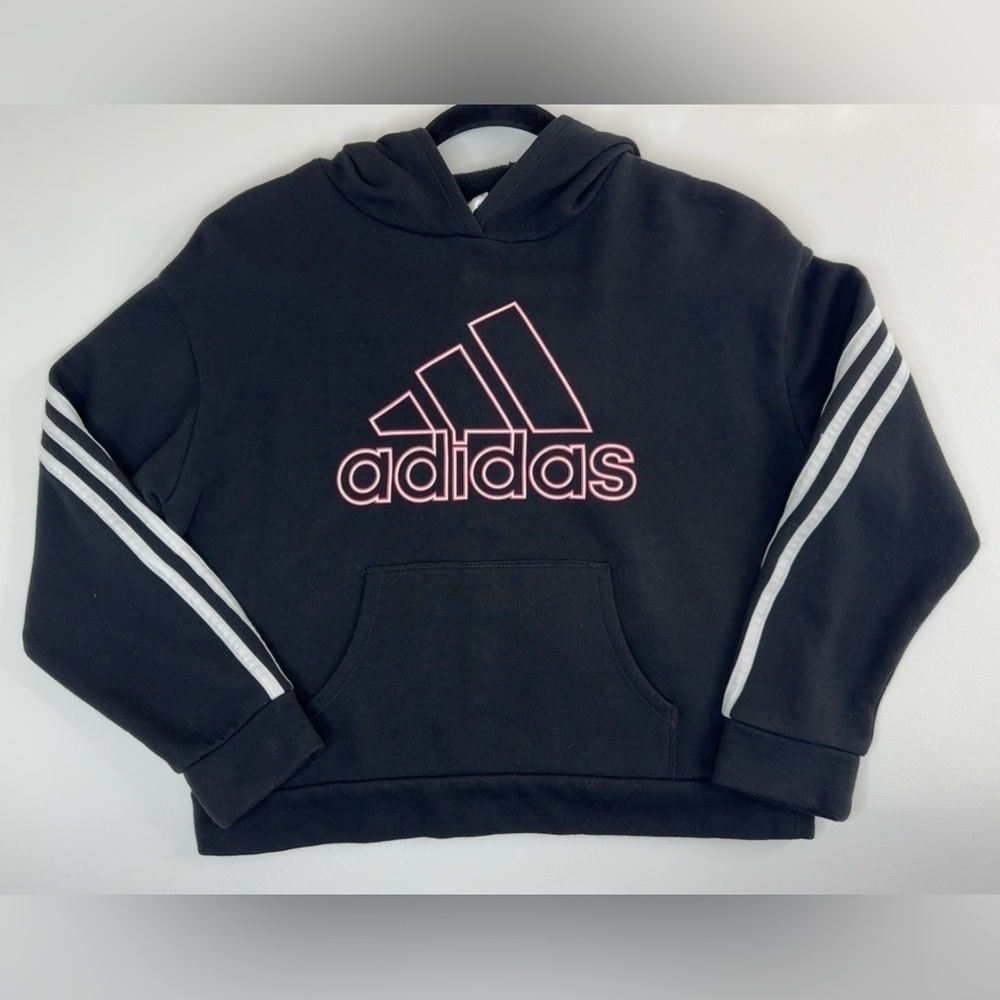 Adidas Sport Crop Girls 3 Stripe Goodie Size 14 - Picture 9 of 9